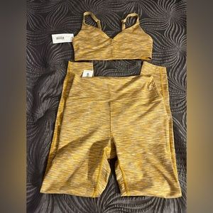 Outdoor Voices Bralette and 7/8 Leggings